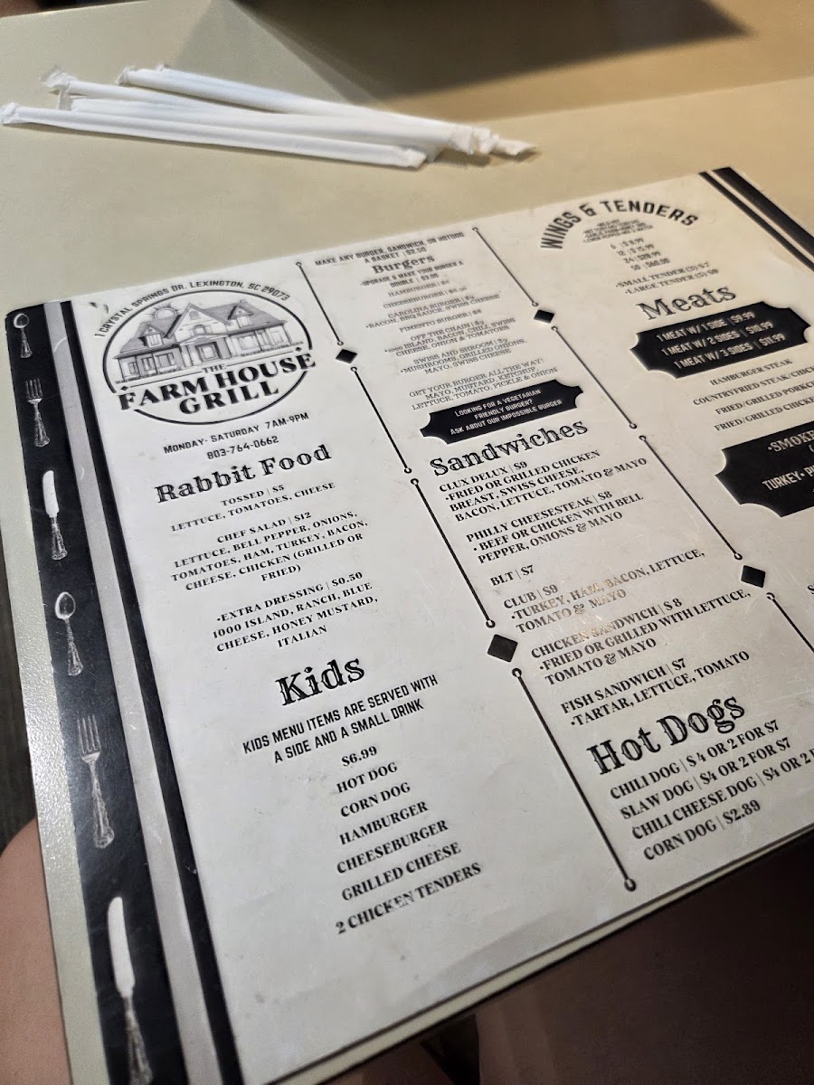 The Farmhouse Grill Menu - Image 3